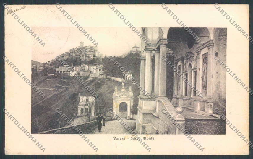 Varese Sacro Monte cartolina LQ6890 – fronte