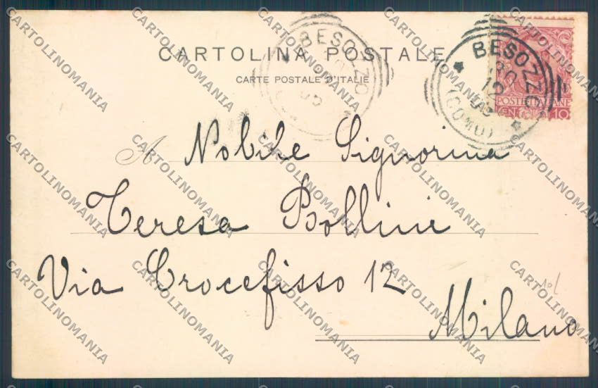 Varese Sacro Monte cartolina LQ6892 – retro