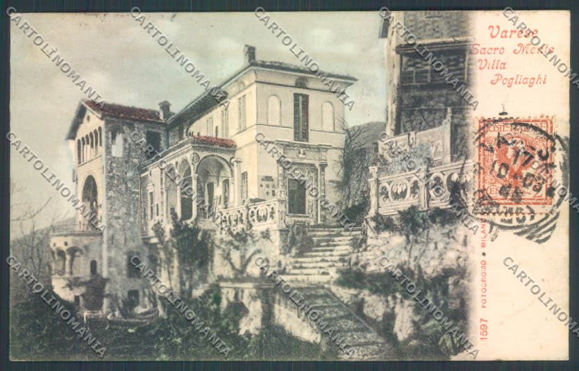 Varese Sacro Monte cartolina LQ6893 – fronte
