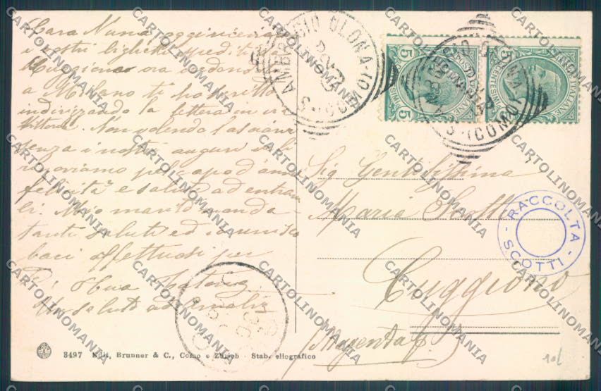 Varese Sacro Monte cartolina LQ6895 – retro