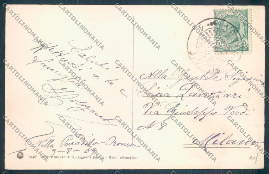 Varese Sacro Monte cartolina LQ6896 – retro