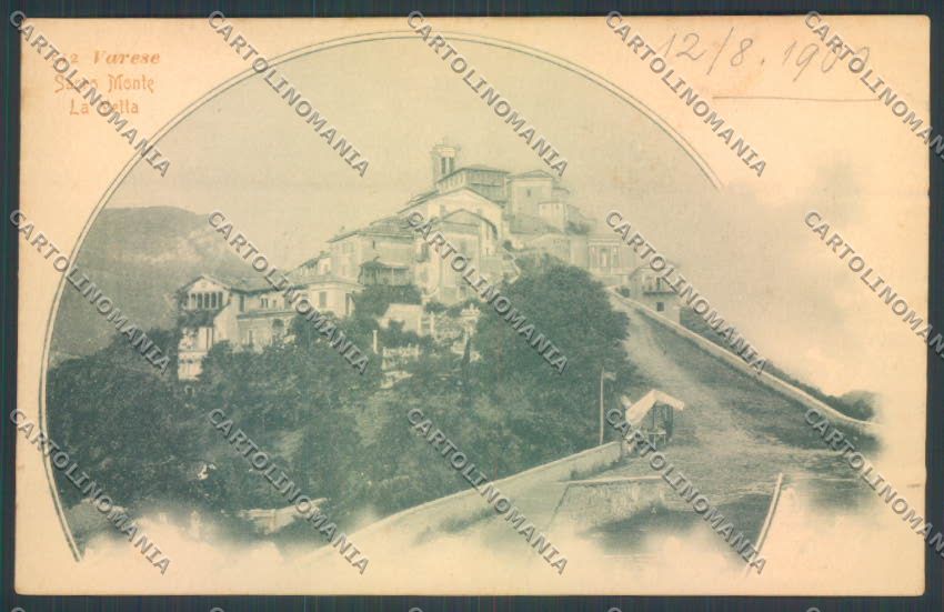 Varese Sacro Monte cartolina LQ6897 – fronte