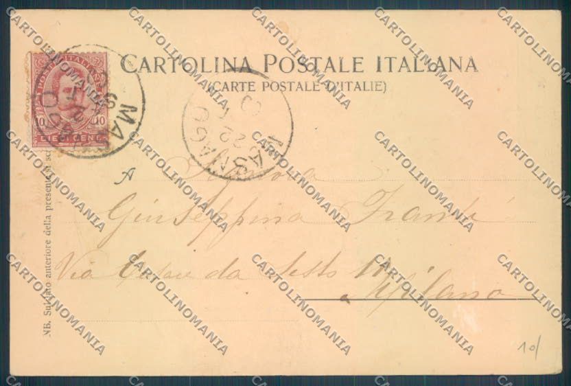 Varese Sacro Monte cartolina LQ6898 – retro
