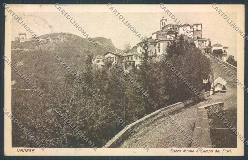 Varese Sacro Monte cartolina LQ6903 – fronte