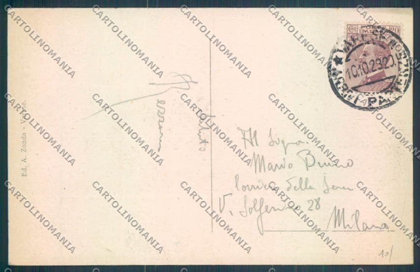 Varese Sacro Monte cartolina LQ6903 – retro