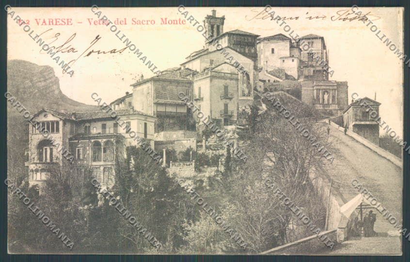 Varese Sacro Monte cartolina LQ6905 – fronte