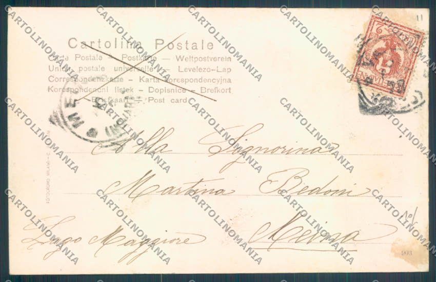 Varese Sacro Monte cartolina LQ6905 – retro