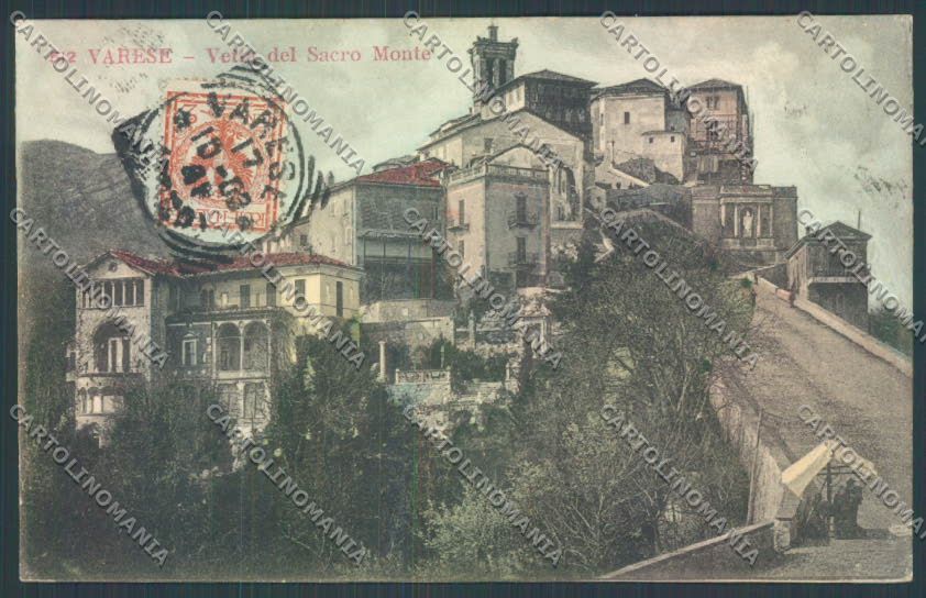 Varese Sacro Monte cartolina LQ6906 – fronte