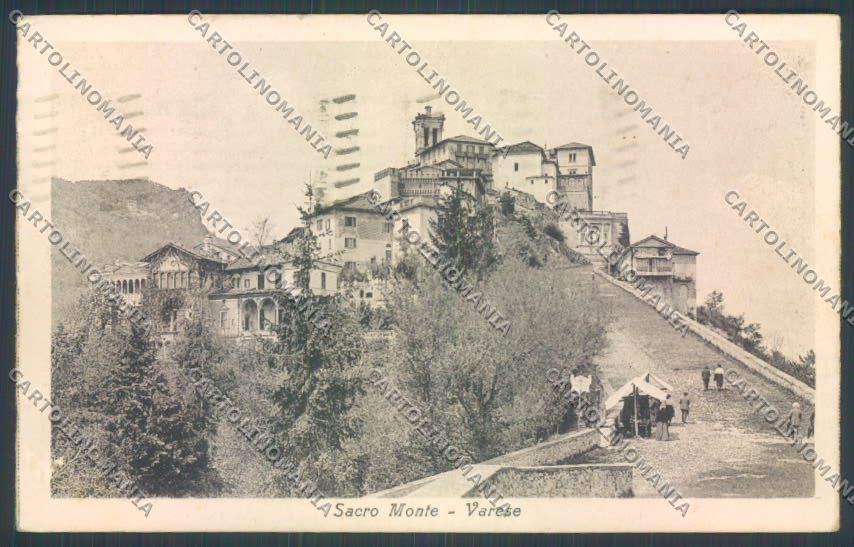 Varese Sacro Monte cartolina LQ6911 – fronte