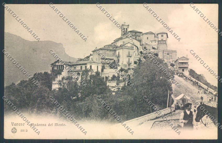Varese Sacro Monte cartolina LQ6912 – fronte