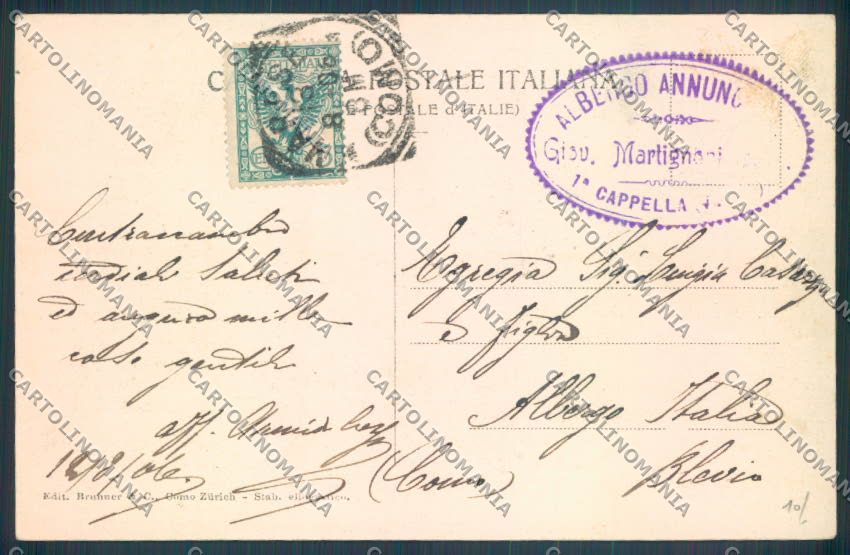 Varese Sacro Monte cartolina LQ6912 – retro