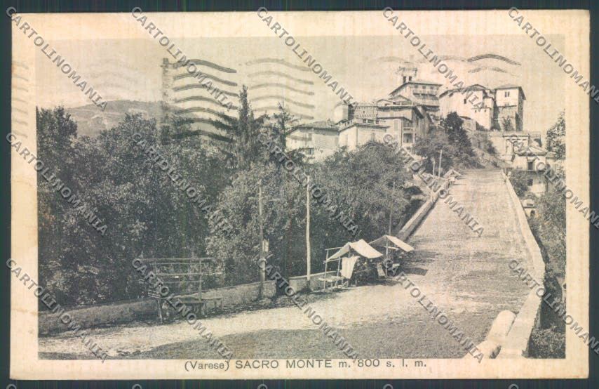 Varese Sacro Monte cartolina LQ6913 – fronte