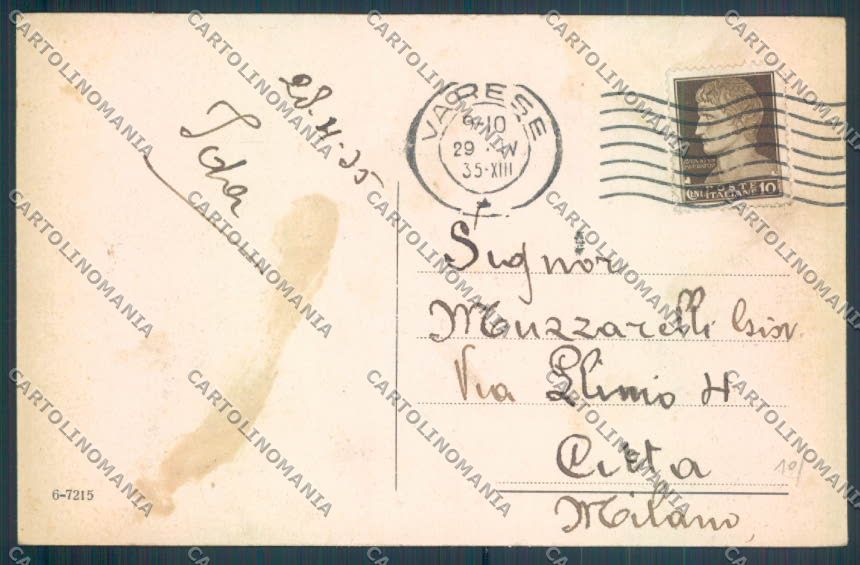 Varese Sacro Monte cartolina LQ6913 – retro