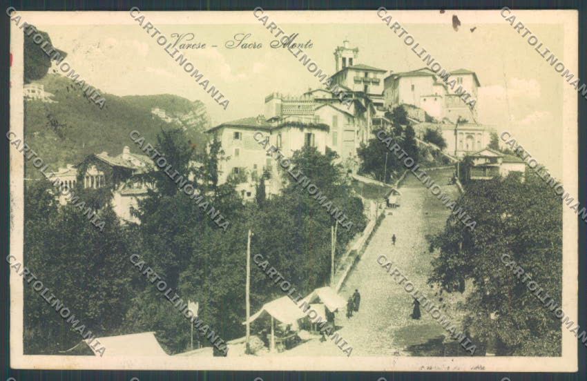 Varese Sacro Monte cartolina LQ6916 – fronte