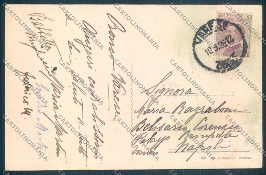 Varese Sacro Monte cartolina LQ6916 – retro