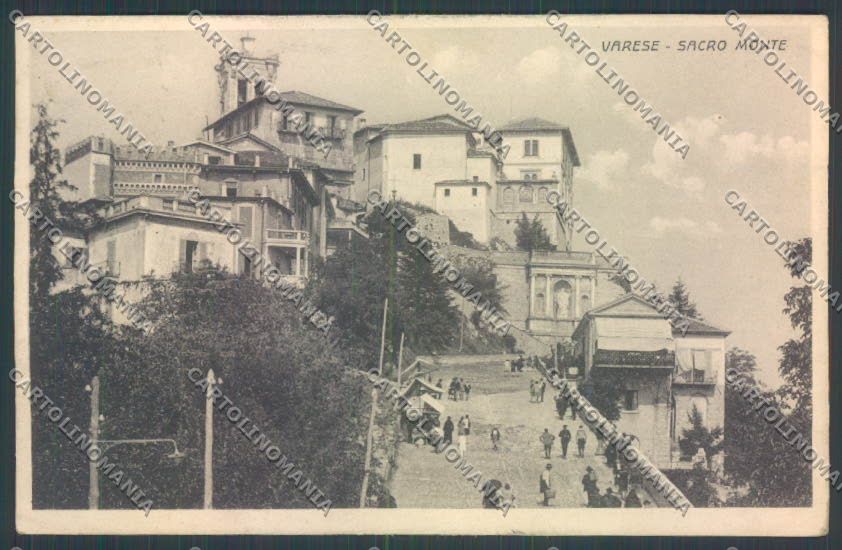 Varese Sacro Monte cartolina LQ6919 – fronte