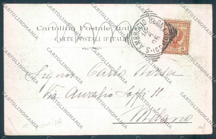 Varese Sacro Monte PIEGHINA cartolina LQ6922 – retro
