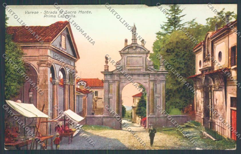Varese Sacro Monte ABRASA cartolina LQ6925 – fronte