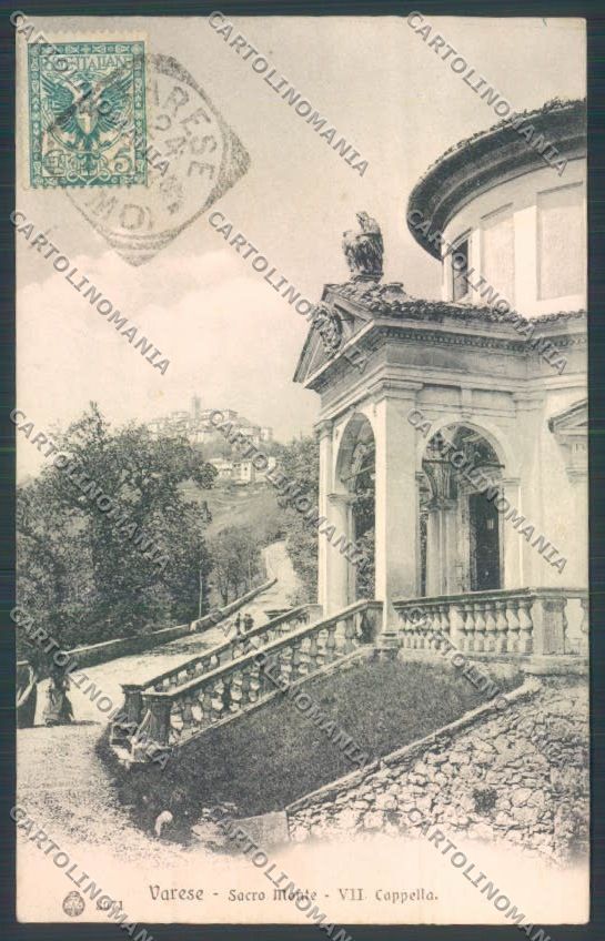 Varese Sacro Monte cartolina LQ6927 – fronte