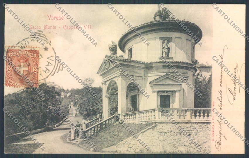 Varese Sacro Monte cartolina LQ6928 – fronte