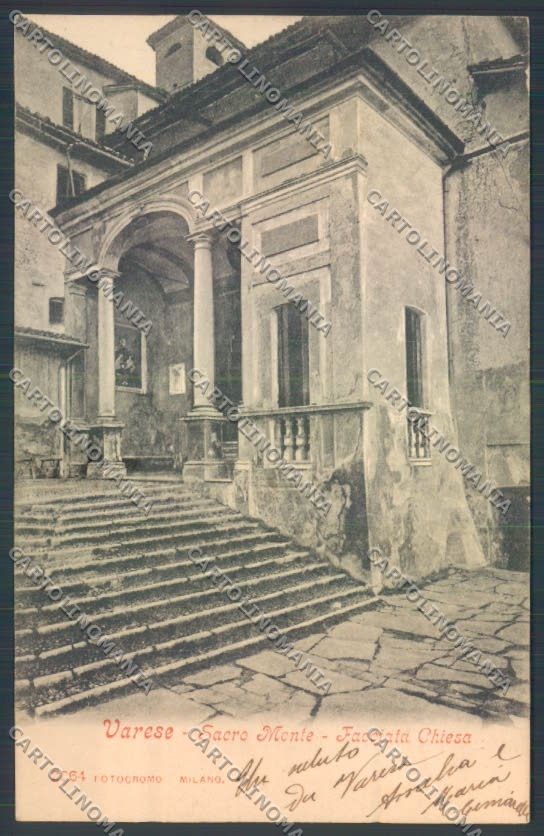 Varese Sacro Monte cartolina LQ6934 – fronte