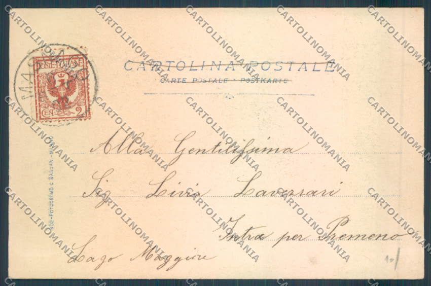Varese Sacro Monte cartolina LQ6935 – retro