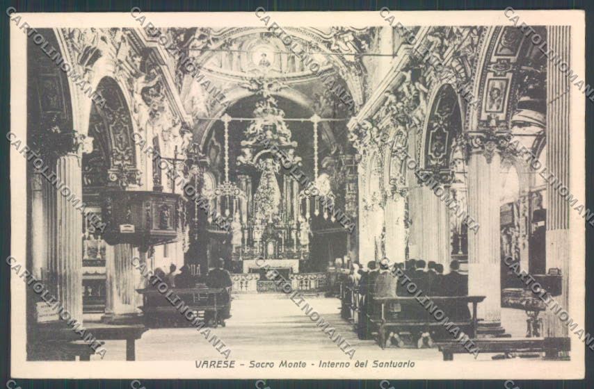 Varese Sacro Monte cartolina LQ6936 – fronte