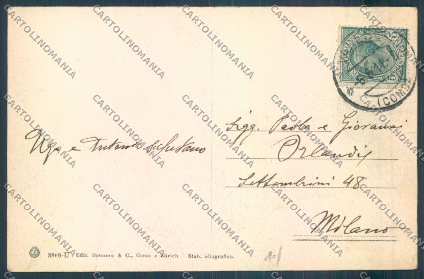Varese Sacro Monte cartolina LQ6941 – retro