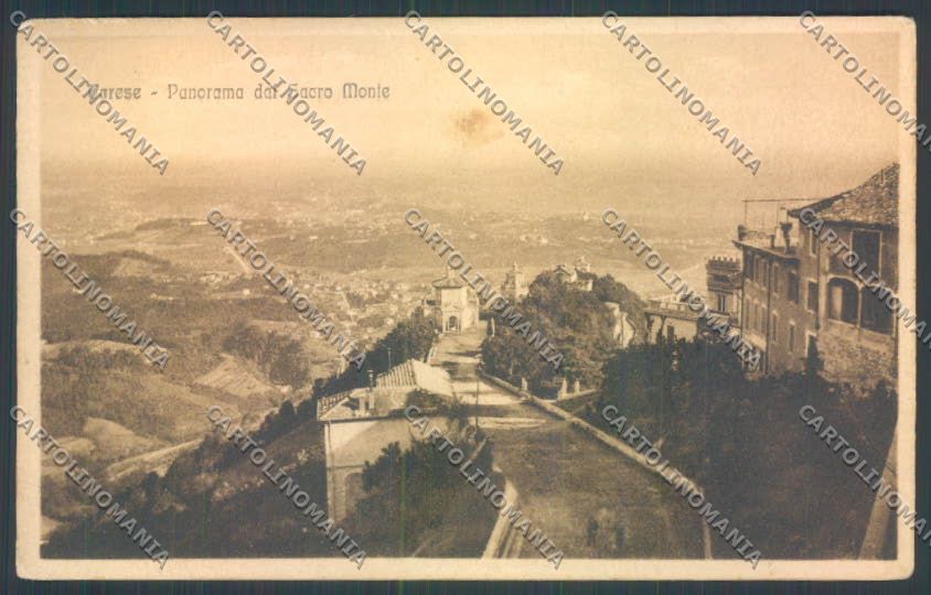 Varese Sacro Monte cartolina LQ6942 – fronte