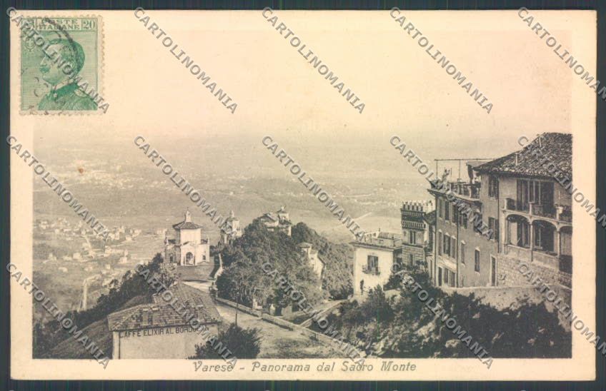 Varese Sacro Monte cartolina LQ6943 – fronte