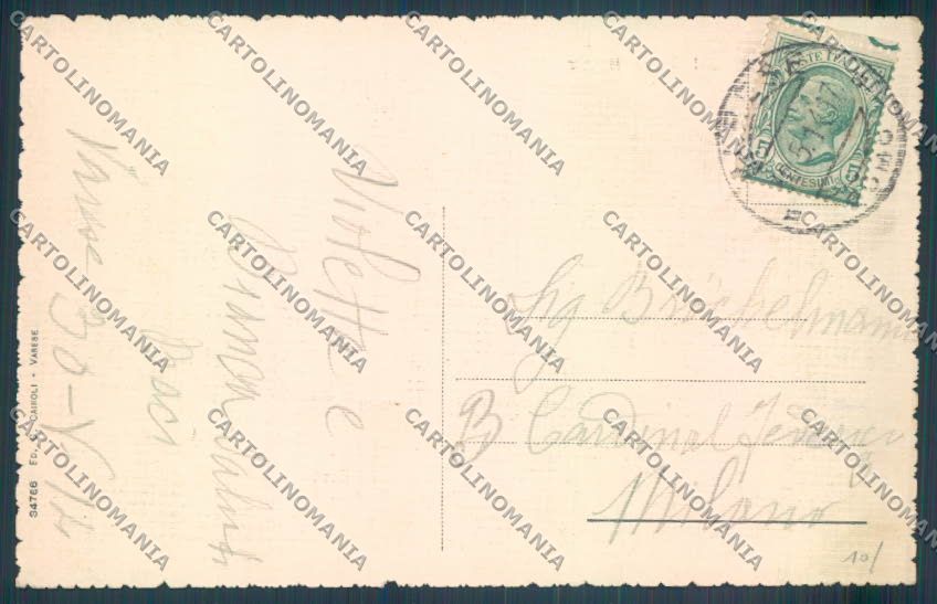 Varese Sacro Monte cartolina LQ6944 – retro