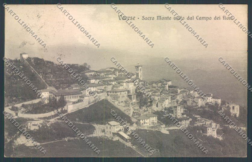 Varese Sacro Monte cartolina LQ6949 – fronte