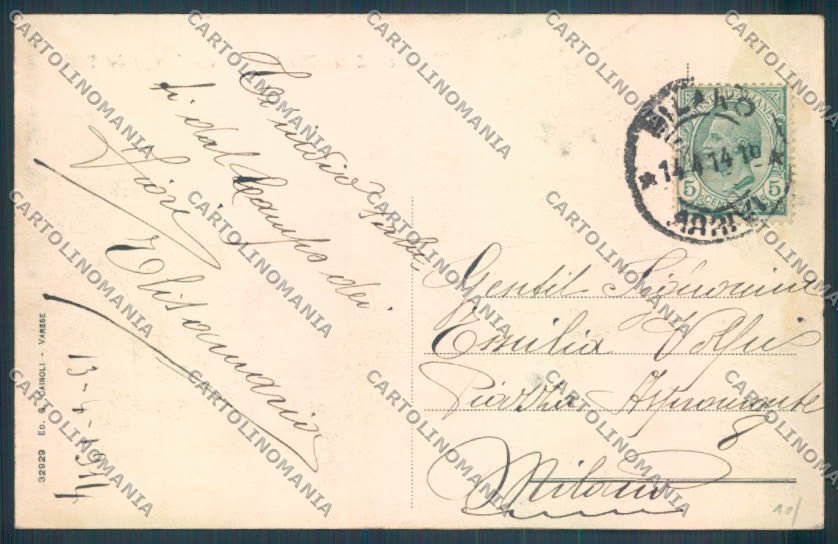 Varese Sacro Monte cartolina LQ6949 – retro