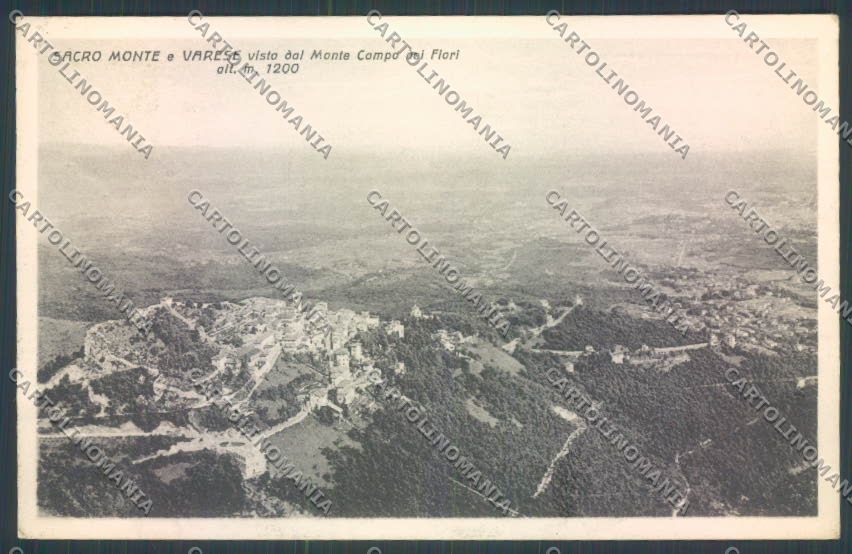Varese Sacro Monte cartolina LQ6952 – fronte