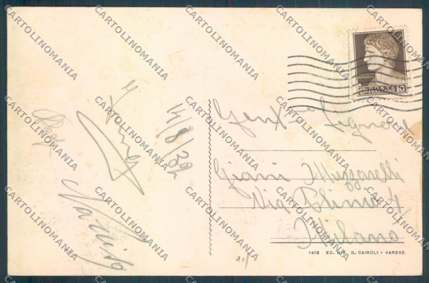Varese Sacro Monte cartolina LQ6953 – retro