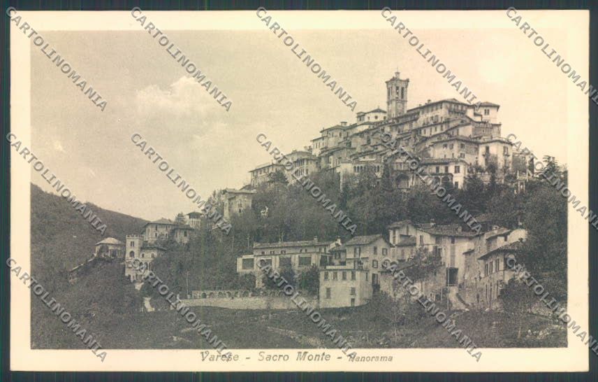 Varese Sacro Monte COLLA cartolina LQ6955 – fronte