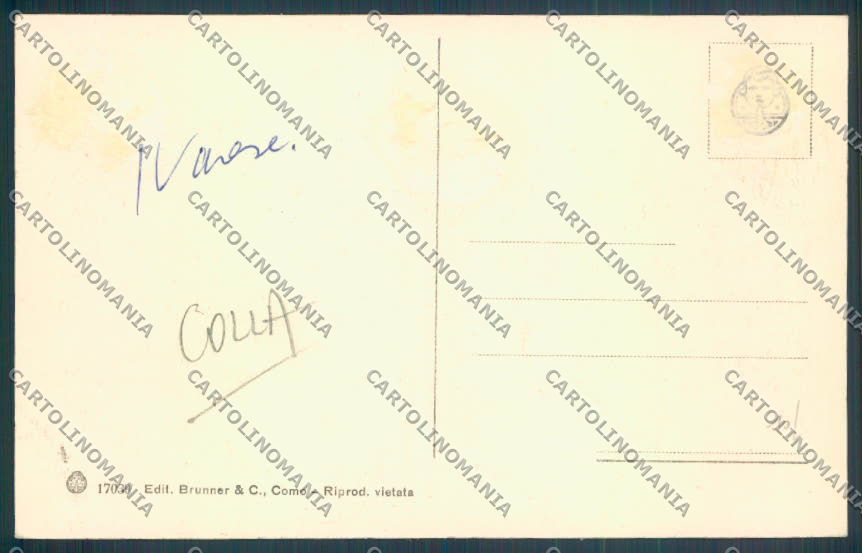 Varese Sacro Monte COLLA cartolina LQ6955 – retro