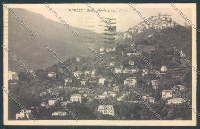 Varese Sacro Monte cartolina LQ6958 – fronte