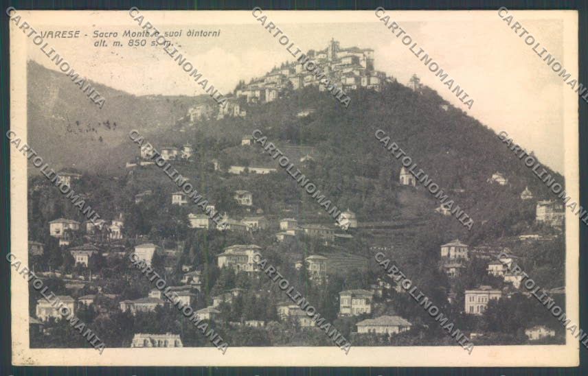 Varese Sacro Monte cartolina LQ6959 – fronte