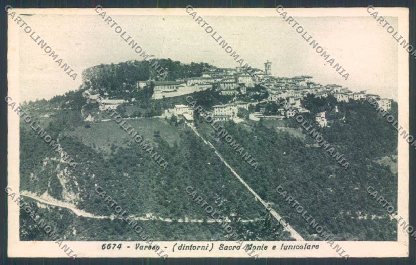 Varese Sacro Monte Funicolare cartolina LQ6961 – fronte
