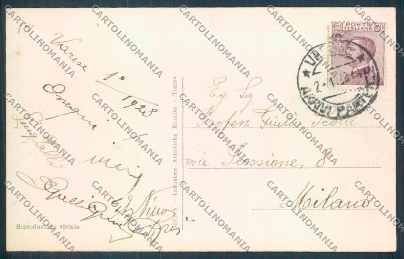 Varese Sacro Monte Funicolare cartolina LQ6961 – retro