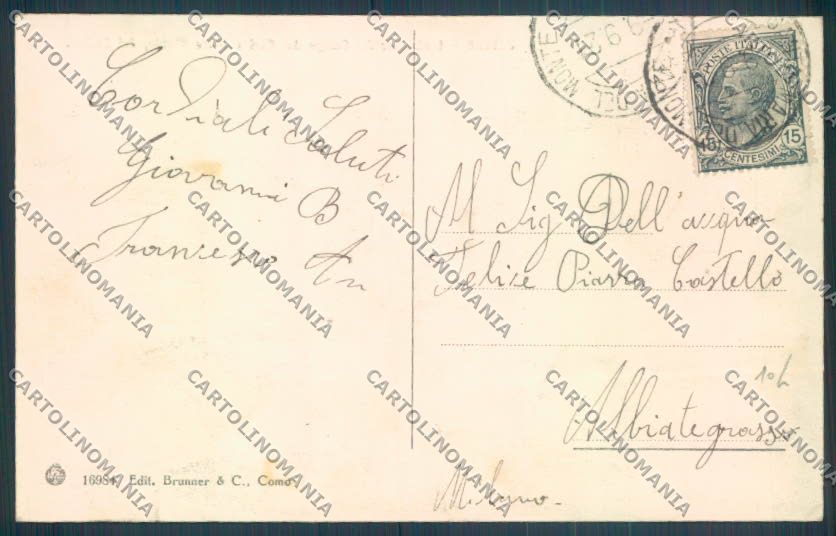 Varese Sacro Monte Funicolare cartolina LQ6964 – retro