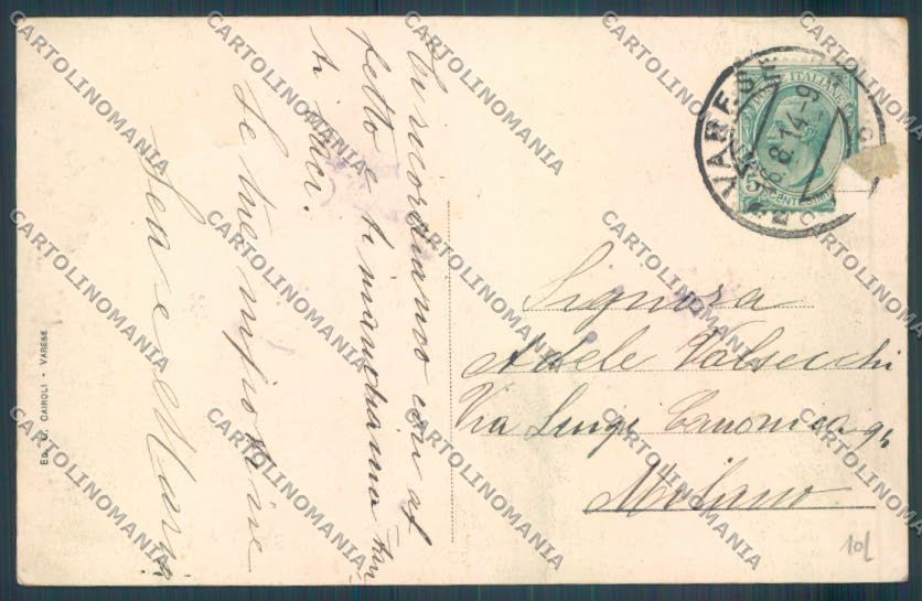 Varese Sacro Monte cartolina LQ6973 – retro