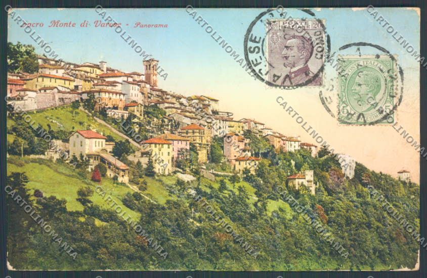 Varese Sacro Monte cartolina LQ6974 – fronte