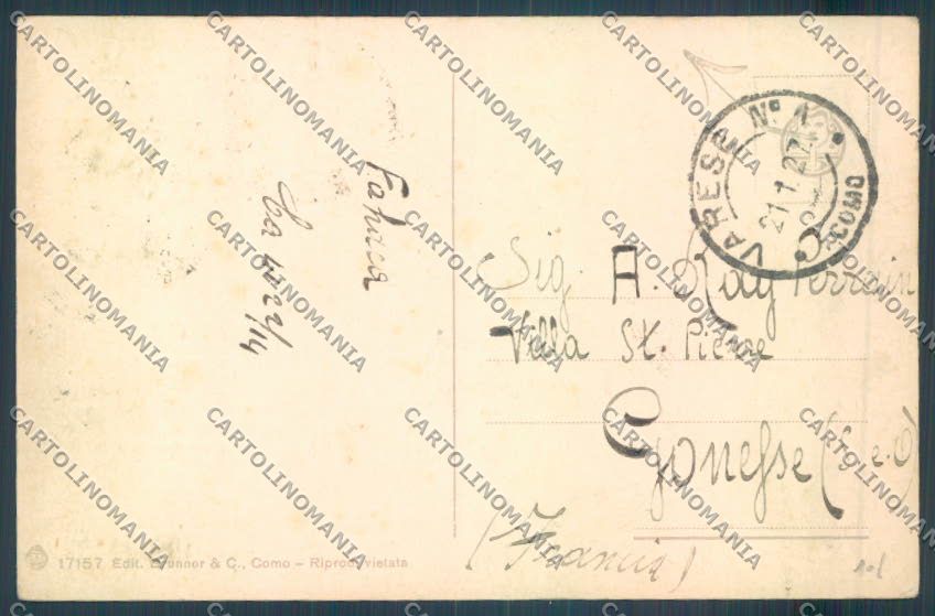 Varese Sacro Monte cartolina LQ6974 – retro
