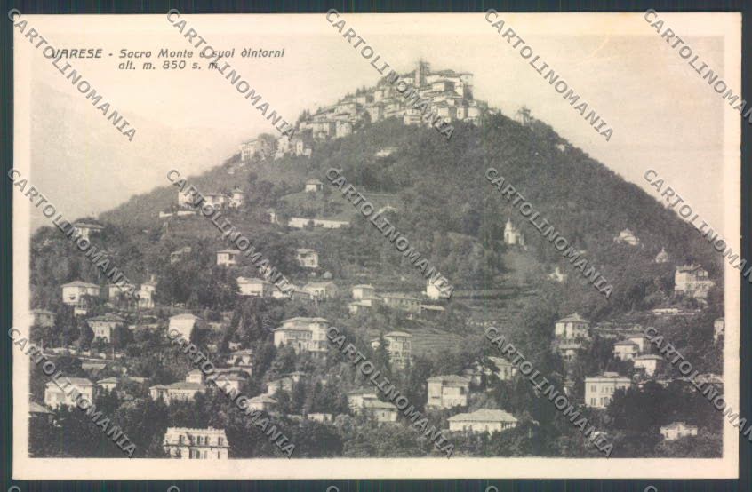 Varese Sacro Monte cartolina LQ6975 – fronte