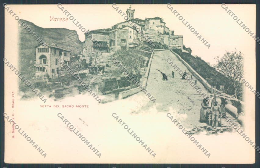 Varese Sacro Monte cartolina LQ6978 – fronte