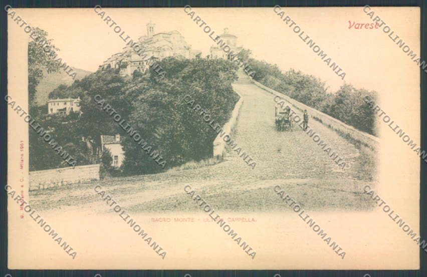 Varese Sacro Monte cartolina LQ6979 – fronte