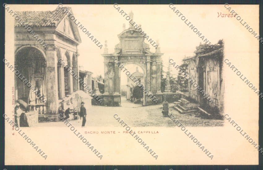 Varese Sacro Monte cartolina LQ6980 – fronte
