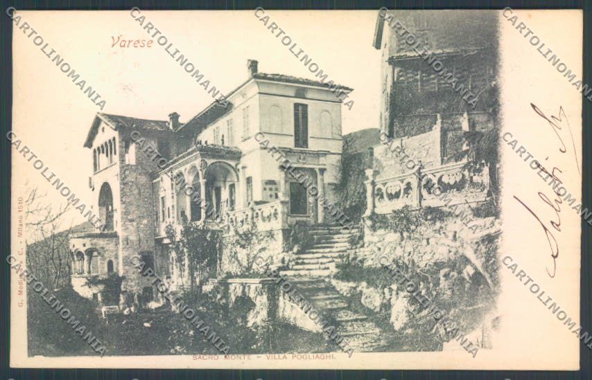 Varese Sacro Monte cartolina LQ6982 – fronte